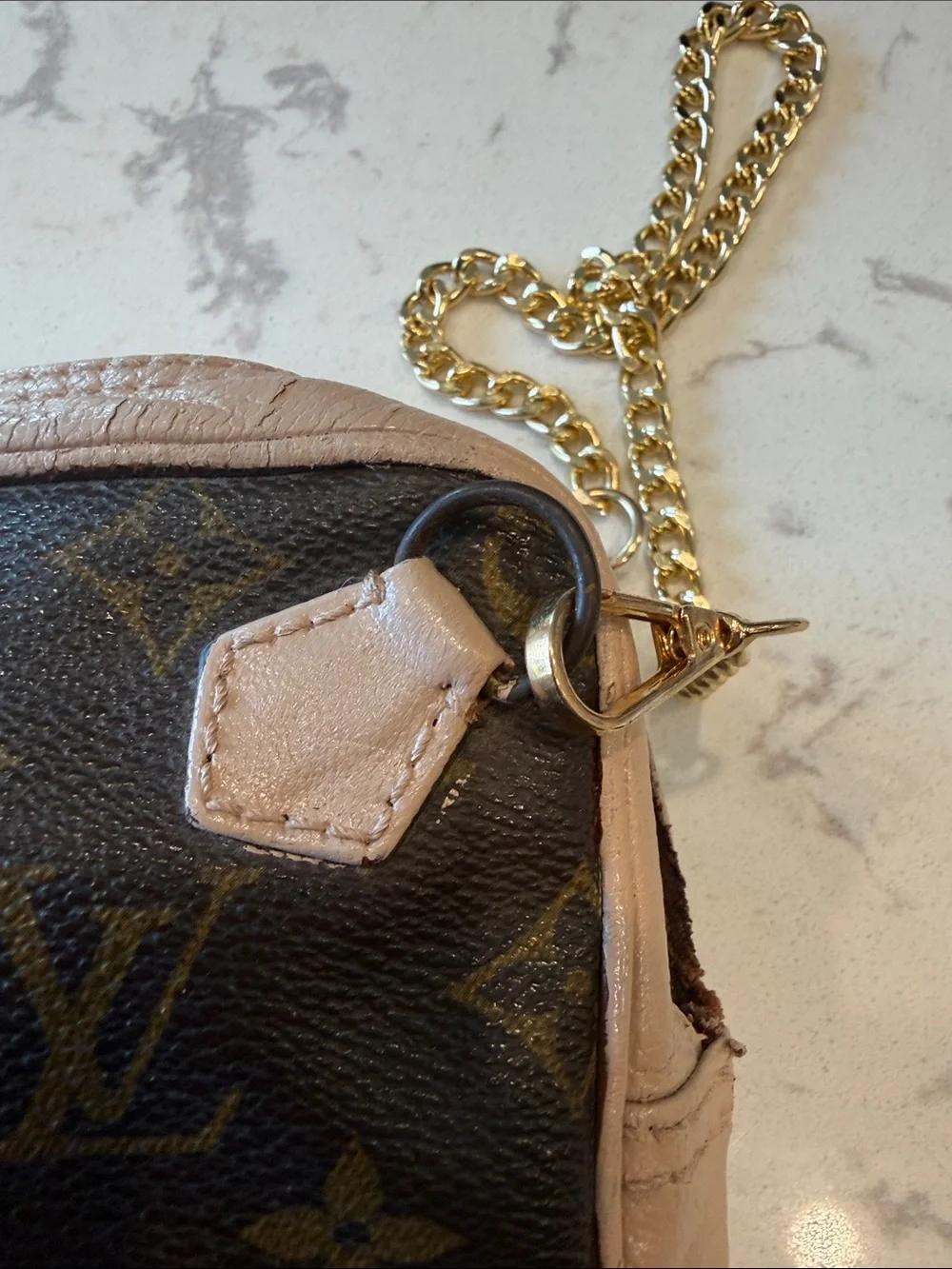 Louis Vuitton Customized Monogram Clutch